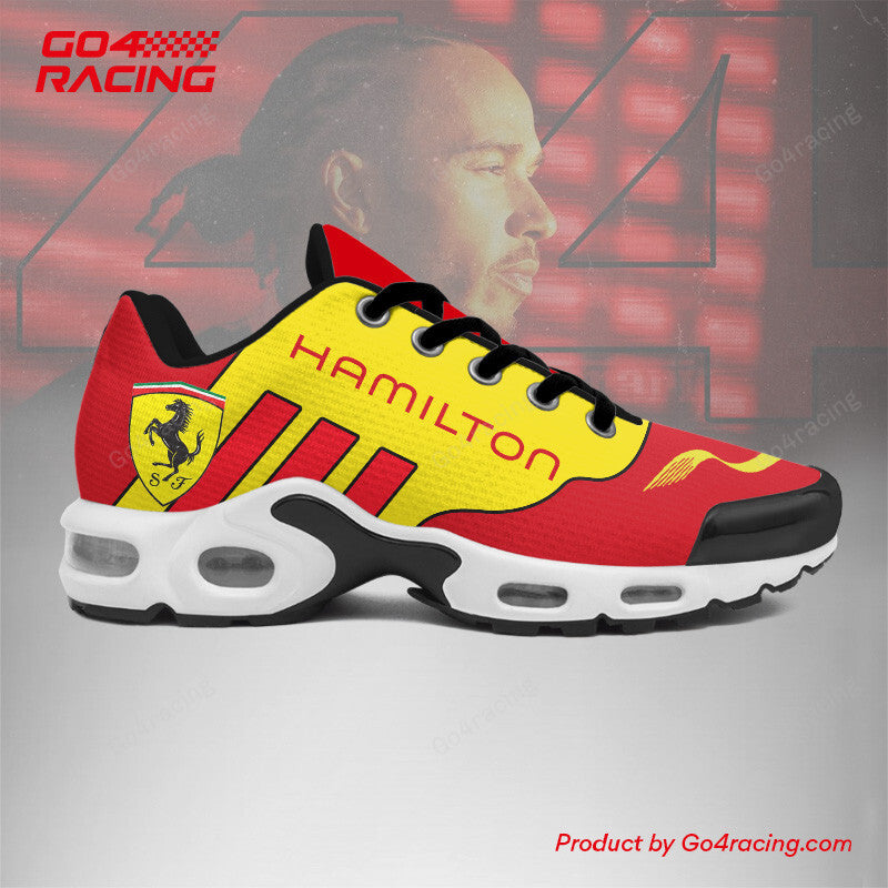 Ideafootwear Lewis Hamlton V8 - Scuderia Ferrari TN Shoes Sneakers For Men And Women