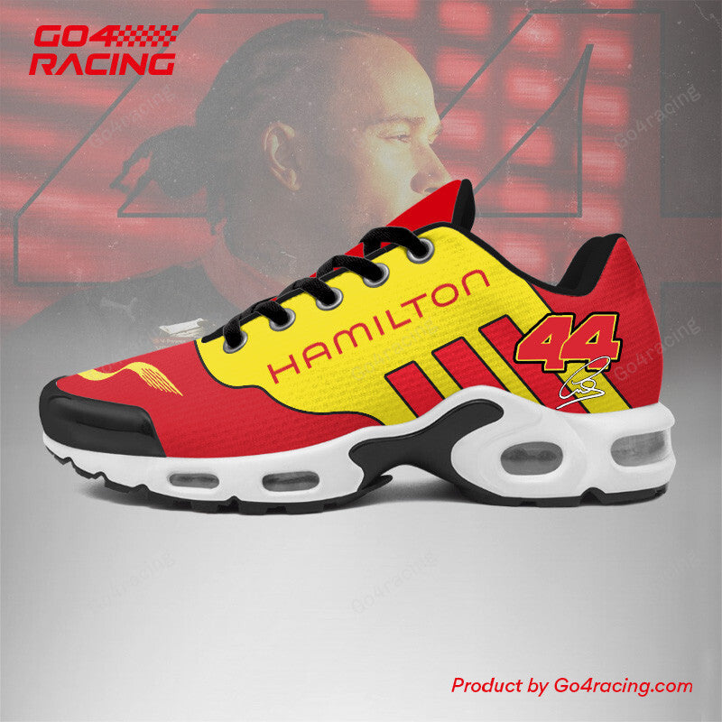 Ideafootwear Lewis Hamlton V8 - Scuderia Ferrari TN Shoes Sneakers For Men And Women