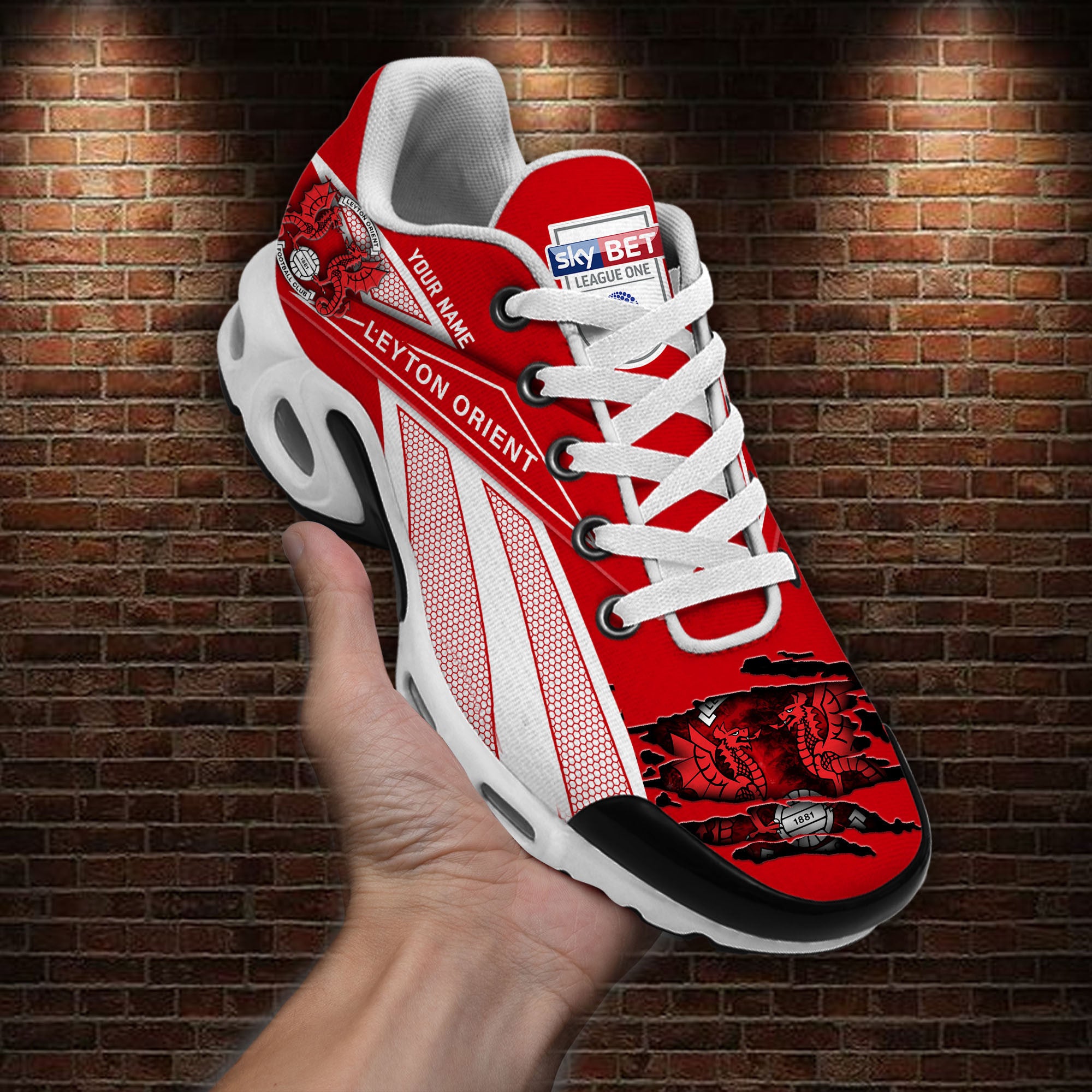 Ideafootwear Leyton Orient TN Shoes Sneakers For Men And Women
