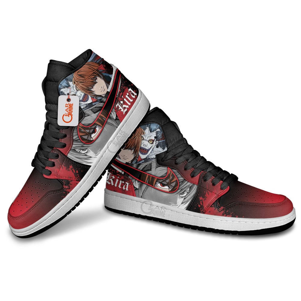 Ideafootwear Light Yagami AJ1 High Sneakers Shoes For Men And Women