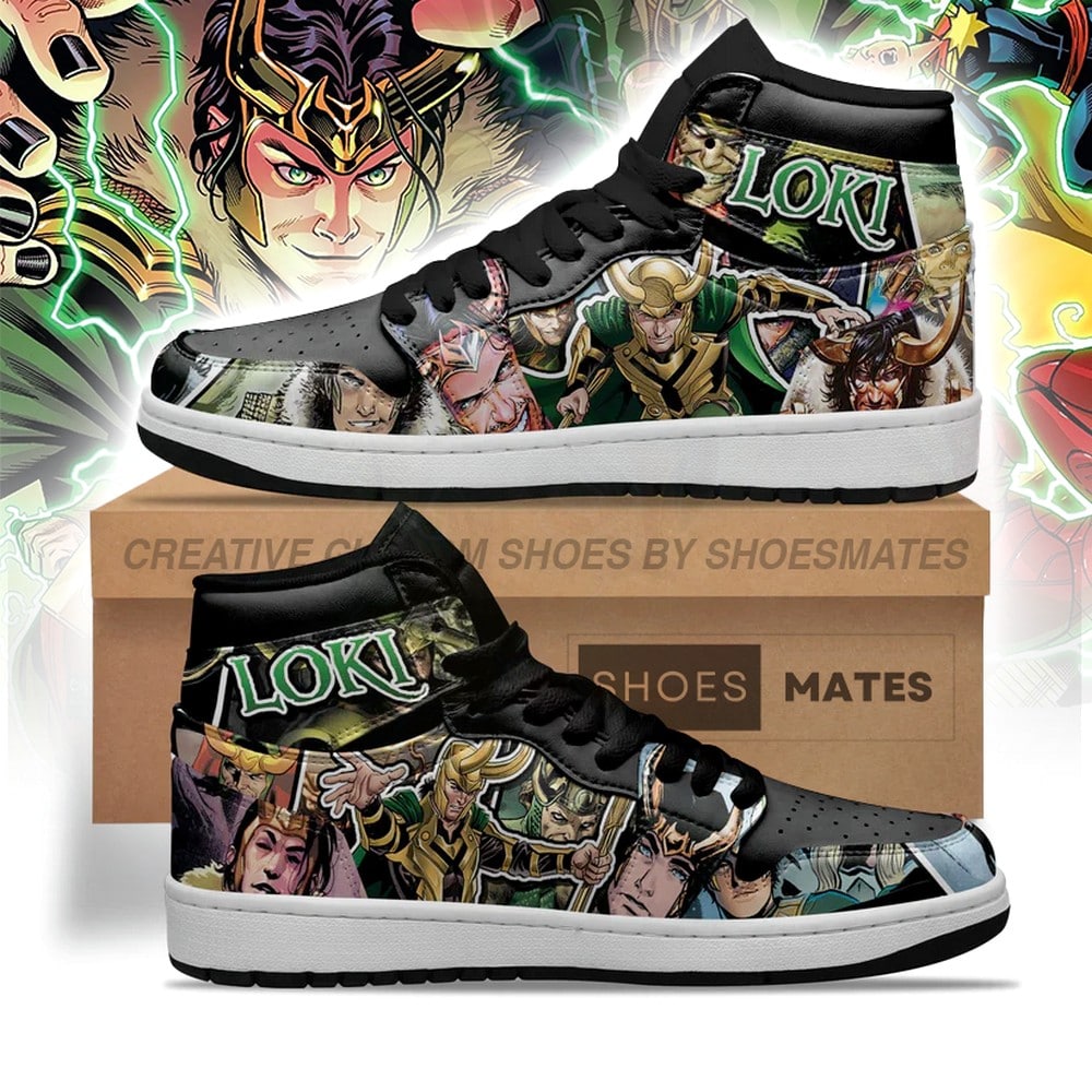 Ideafootwear Loki AJ1 High Sneakers Shoes For Men And Women
