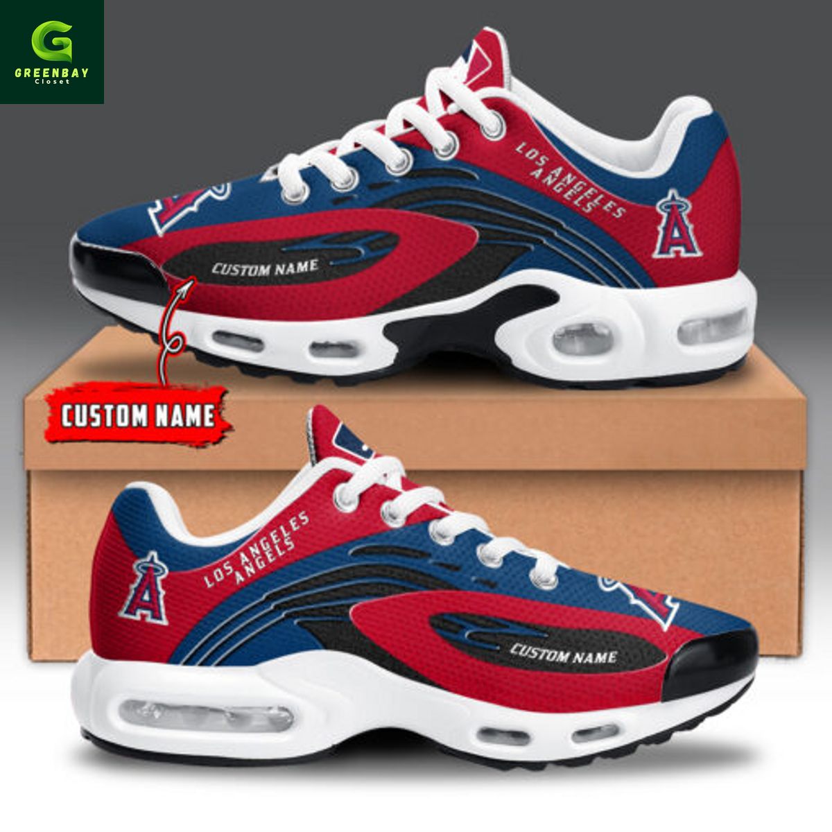 Ideafootwear Los Angeles Angels TN Shoes Sneakers For Men And Women