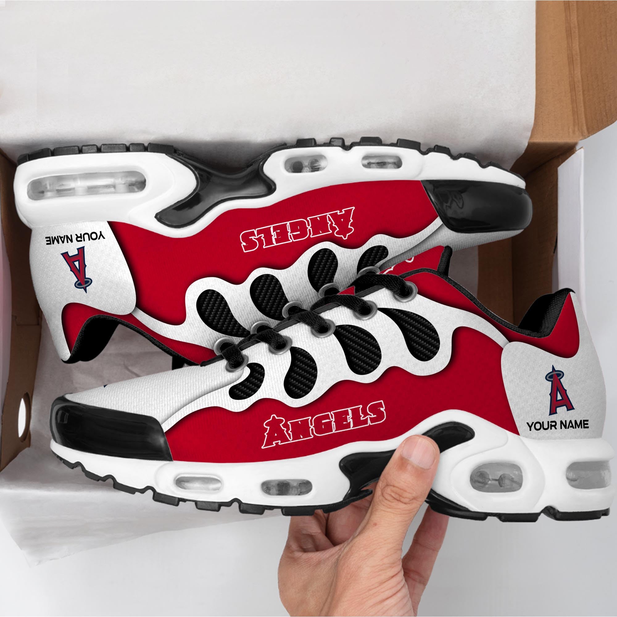 Ideafootwear Los Angeles Angels TN Shoes Sneakers For Men And Women