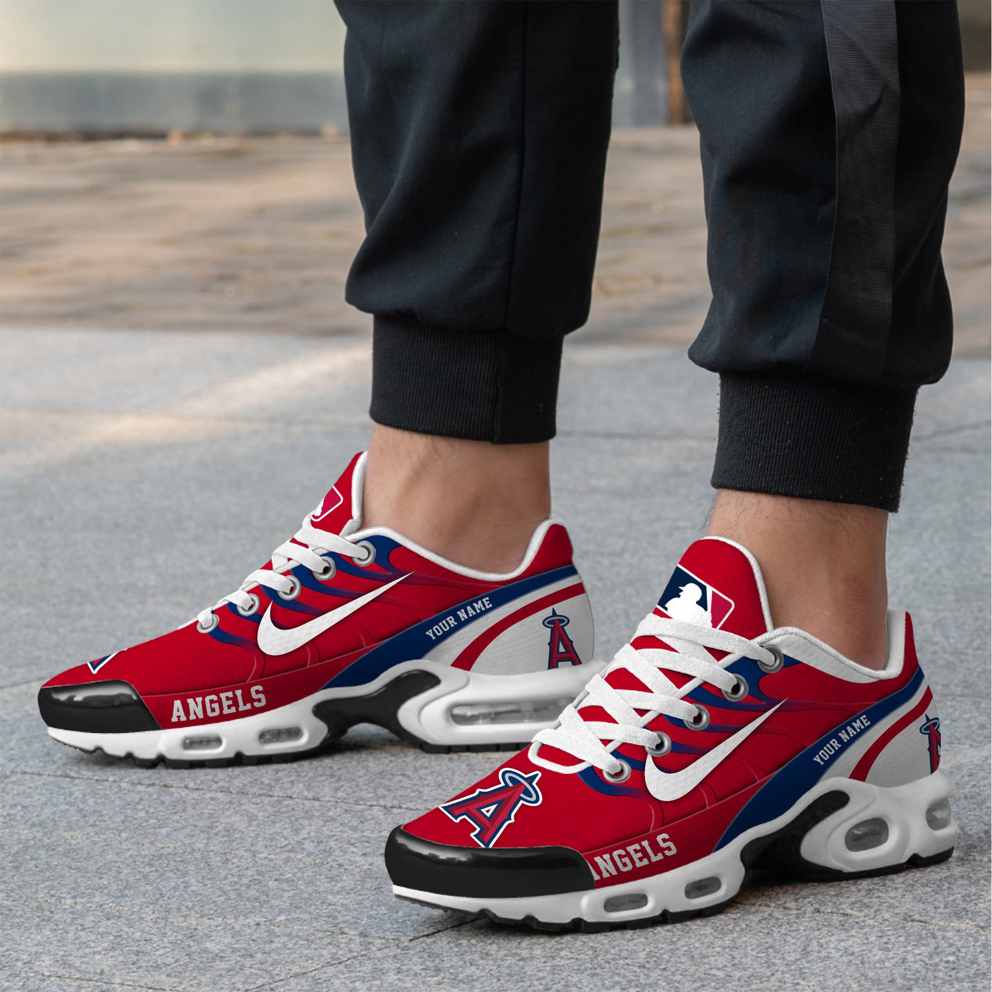 Ideafootwear Los Angeles Angels TN Shoes Sneakers For Men And Women