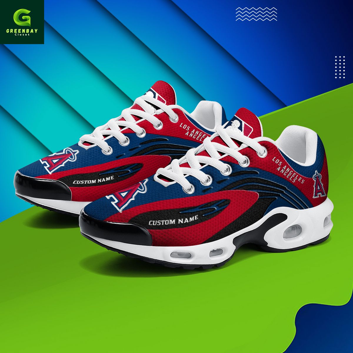 Ideafootwear Los Angeles Angels TN Shoes Sneakers For Men And Women