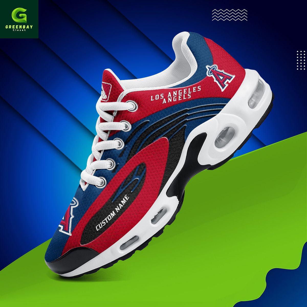 Ideafootwear Los Angeles Angels TN Shoes Sneakers For Men And Women