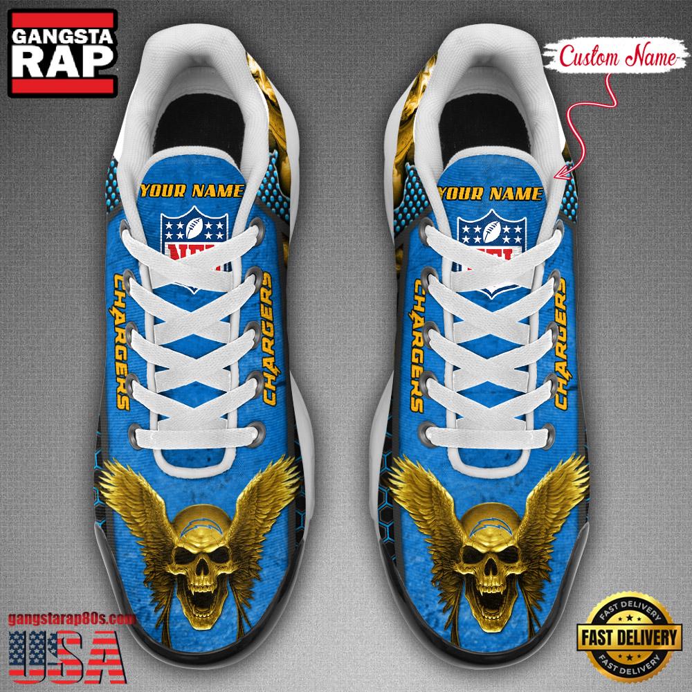 Ideafootwear Los Angeles Chargers TN Shoes Sneakers For Men And Women