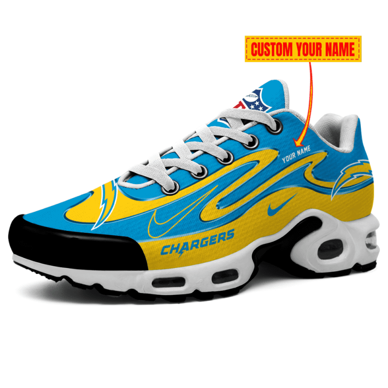 Ideafootwear Los Angeles Chargers TN Shoes Sneakers For Men And Women