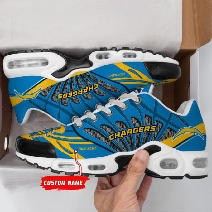Ideafootwear Los Angeles Chargers TN Shoes Sneakers For Men And Women