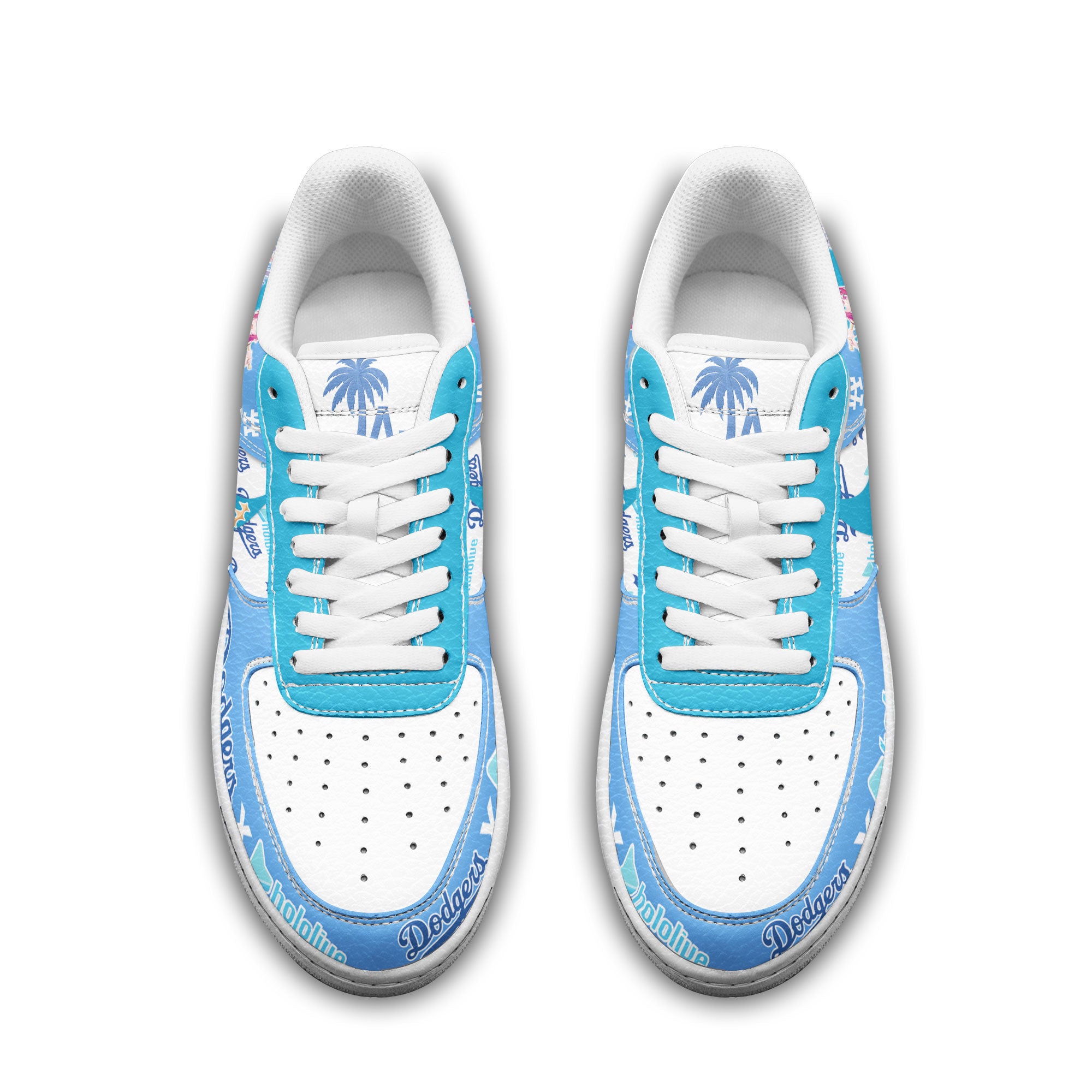 Ideafootwear Los Angeles Dodgers Air Low-Top Sneakers Shoes For Men And Women 3