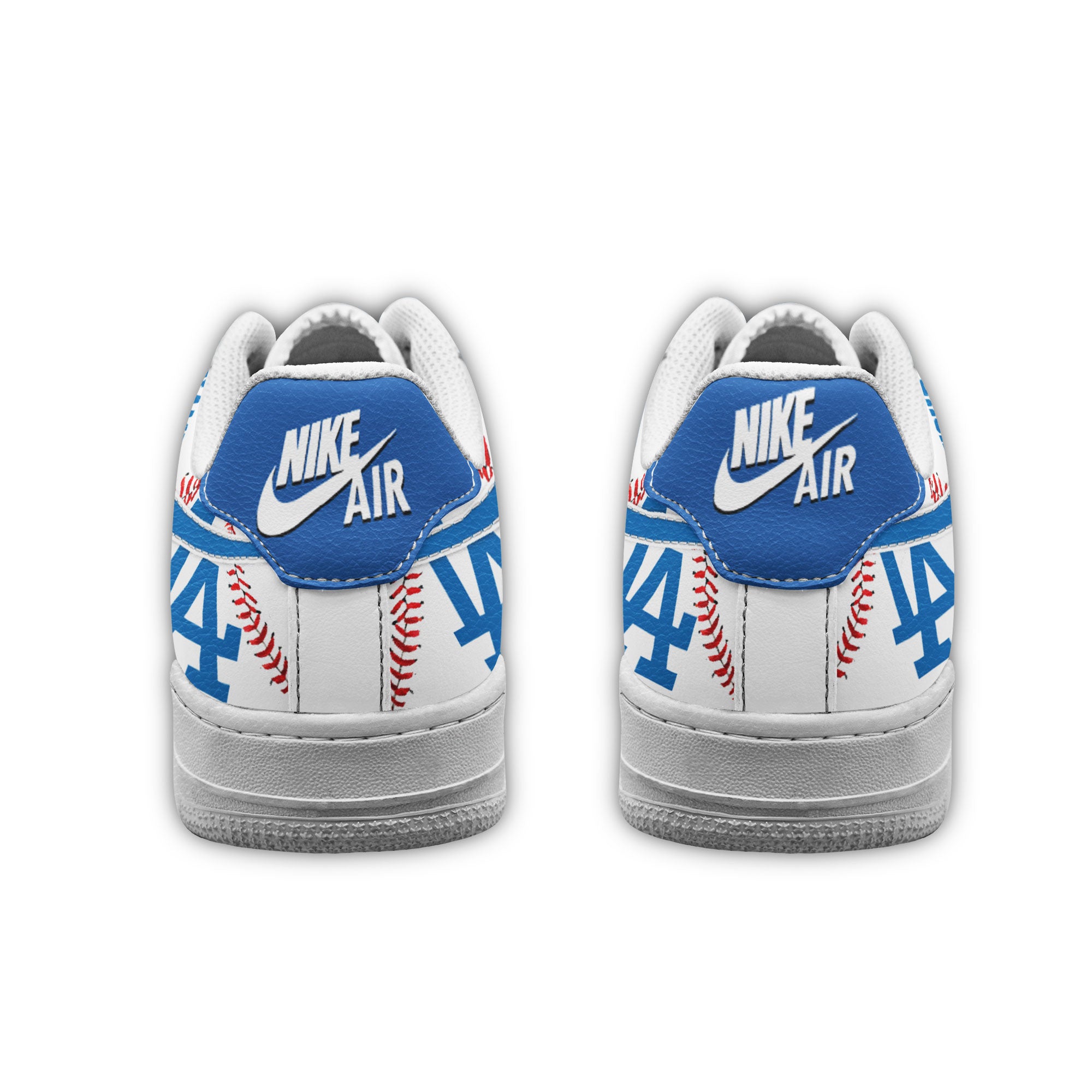 Ideafootwear Los Angeles Dodgers Air Low-Top Sneakers Shoes For Men And Women 3