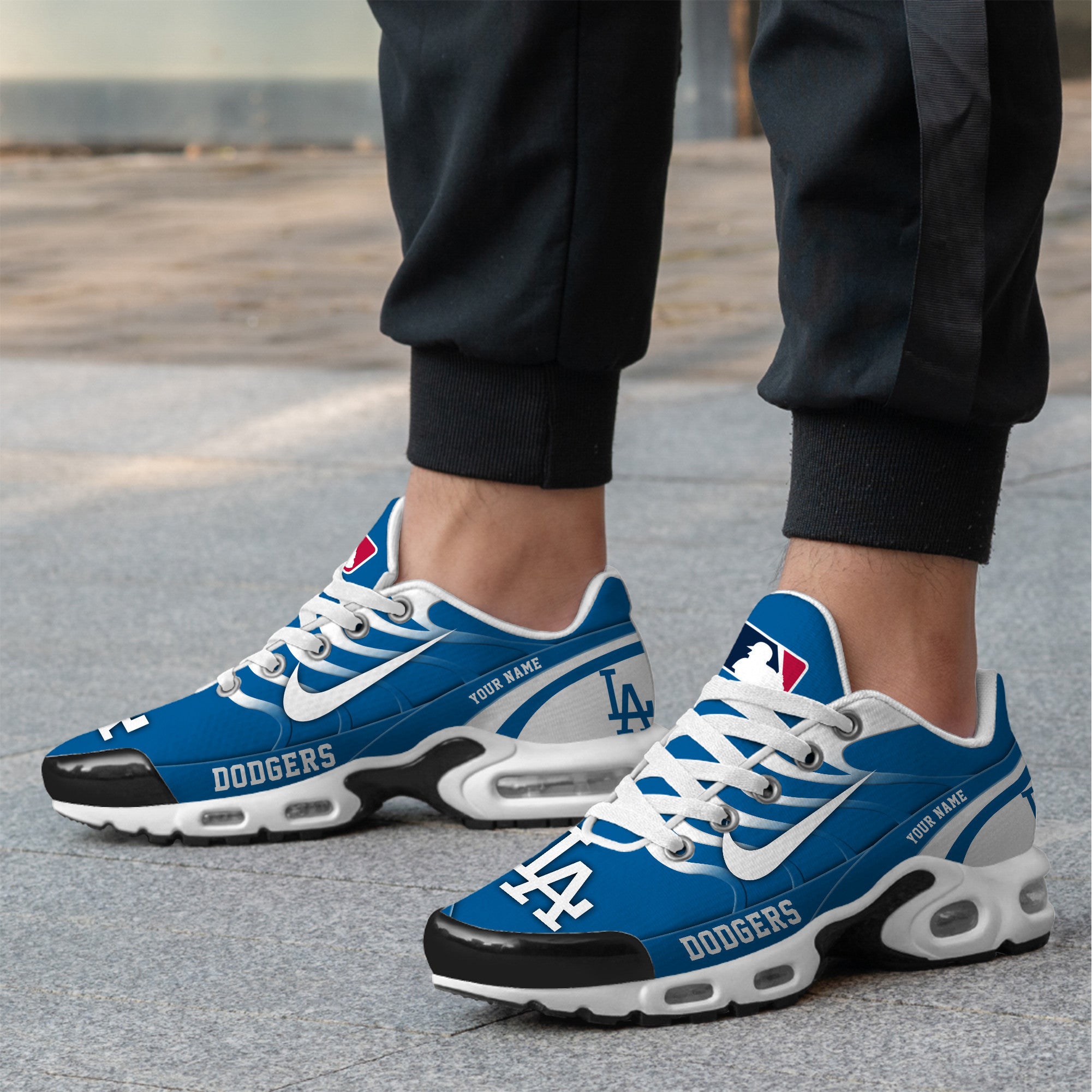 Ideafootwear Los Angeles Dodgers TN Shoes Sneakers For Men And Women