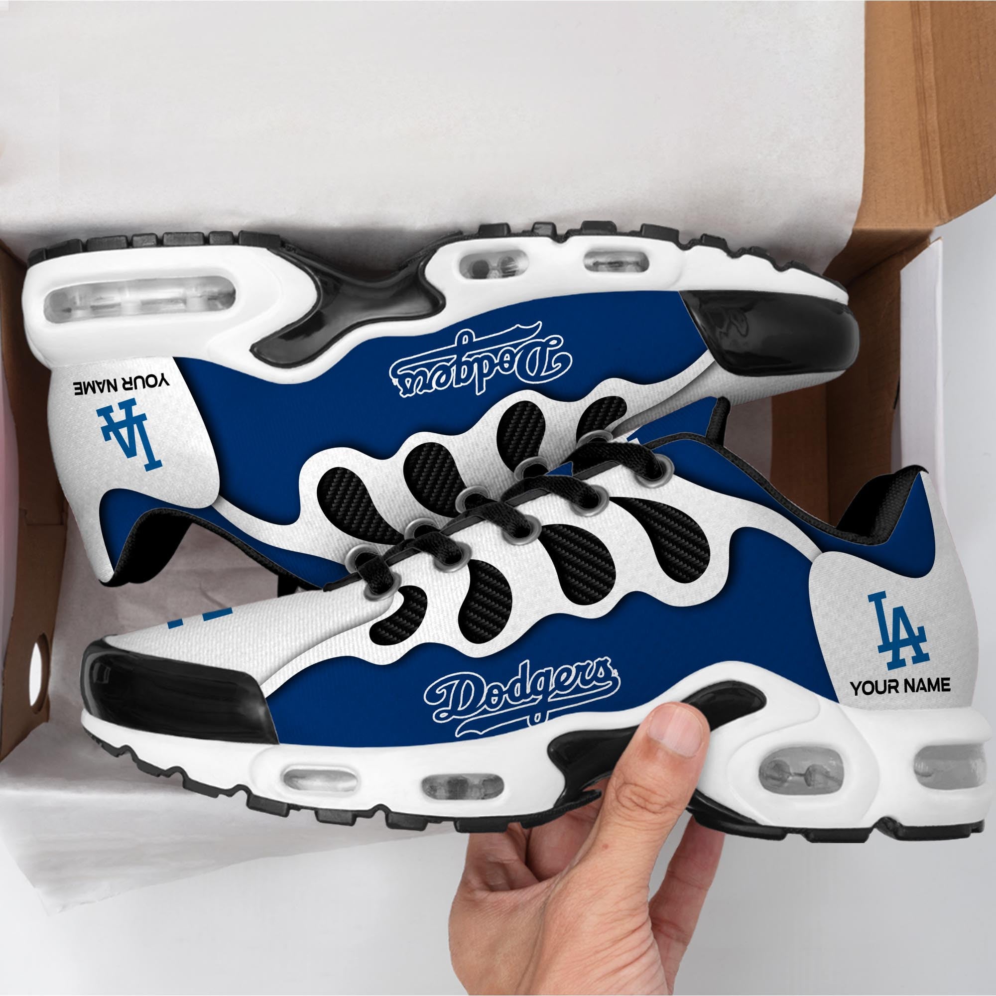Ideafootwear Los Angeles Dodgers TN Shoes Sneakers For Men And Women