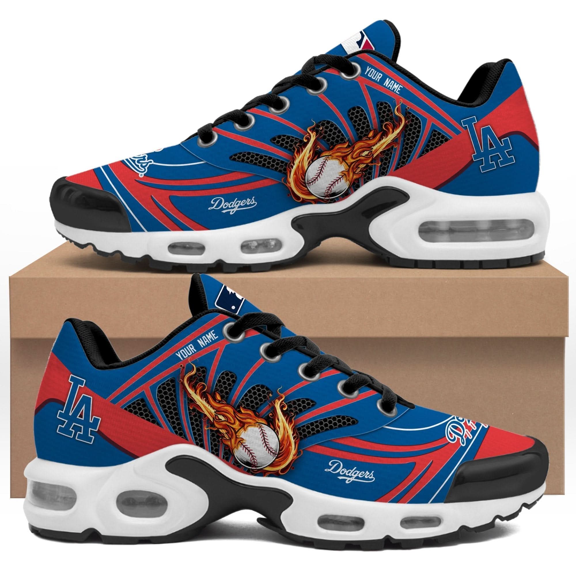 Ideafootwear Los Angeles Dodgers TN Shoes Sneakers For Men And Women