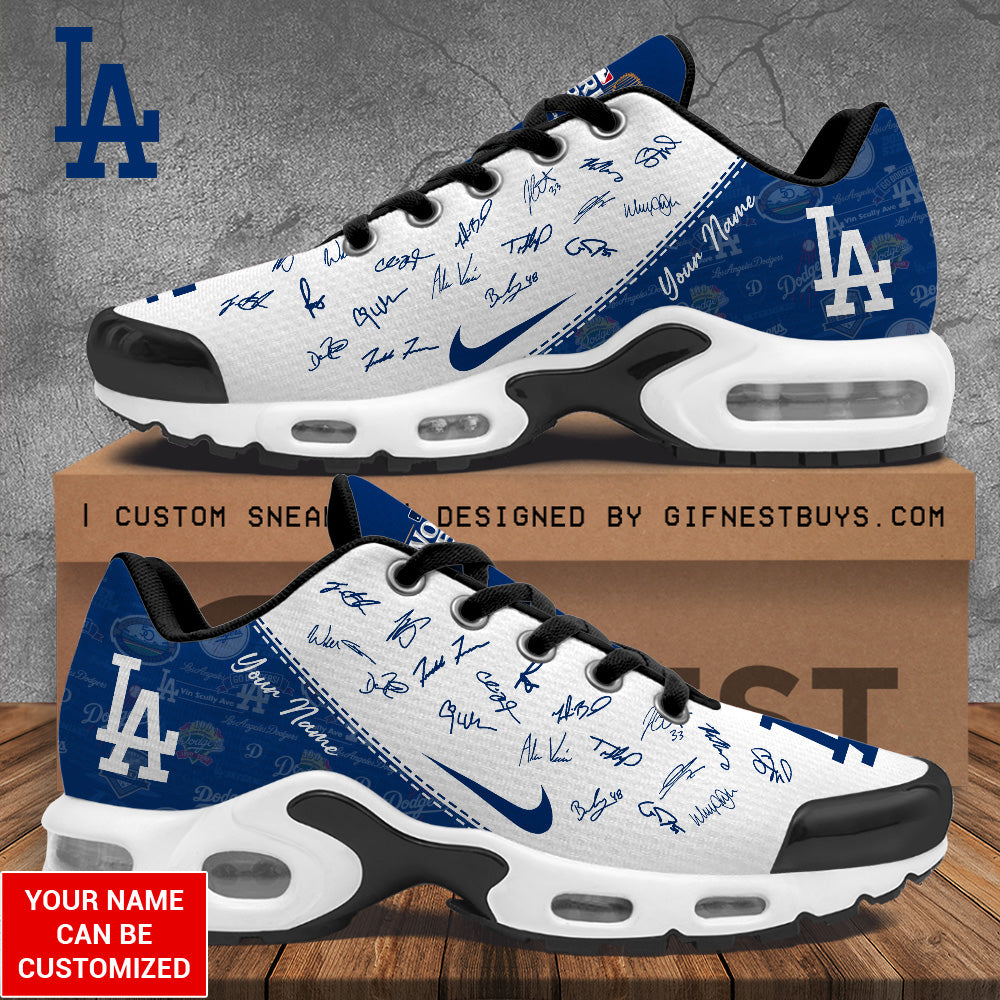 Ideafootwear Los Angeles Dodgers TN Shoes Sneakers For Men And Women