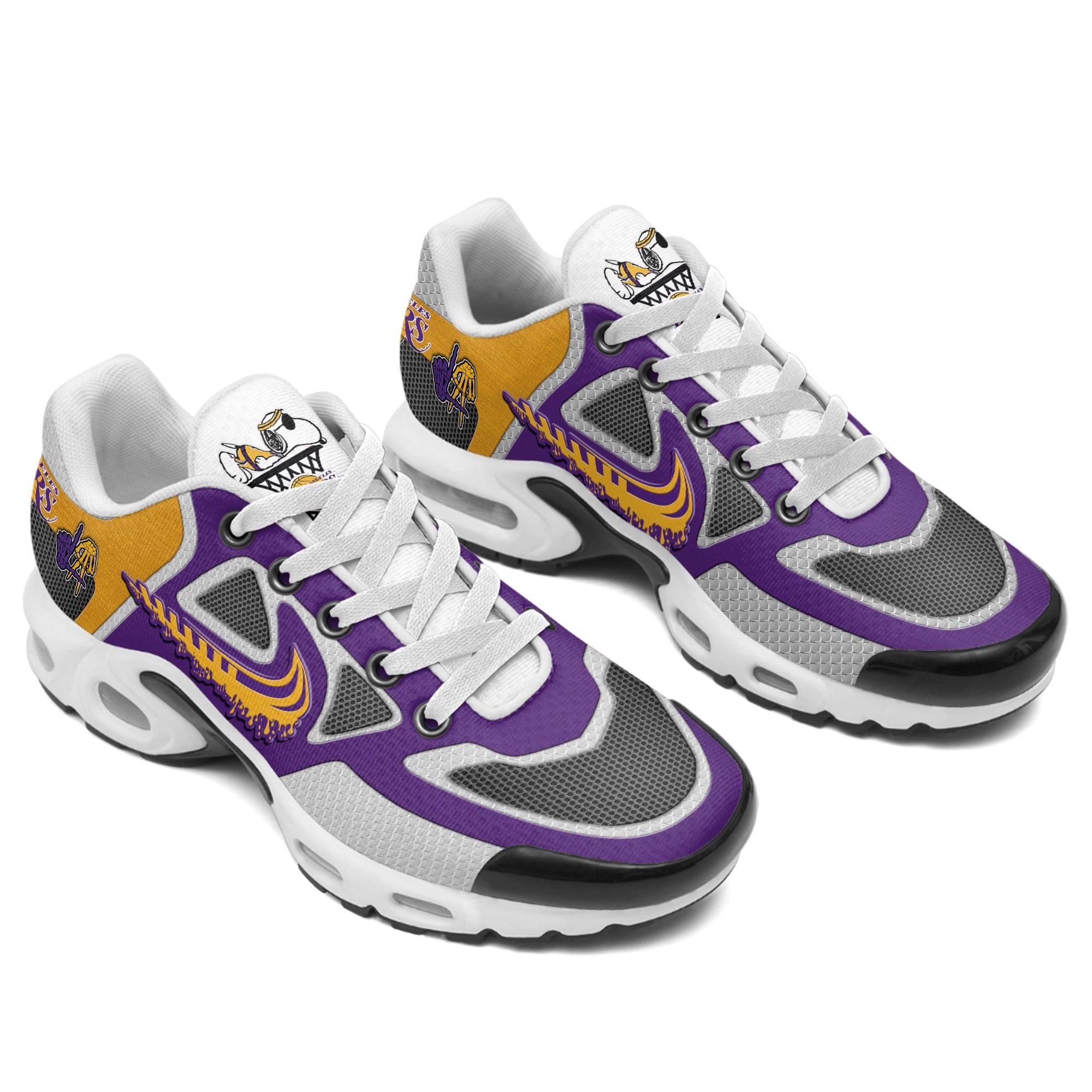 Ideafootwear Los Angeles Lakers TN Shoes Sneakers For Men And Women
