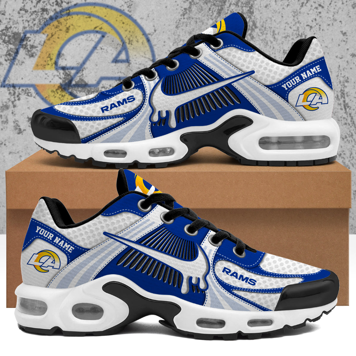 Ideafootwear Los Angeles Rams TN Shoes Sneakers For Men And Women