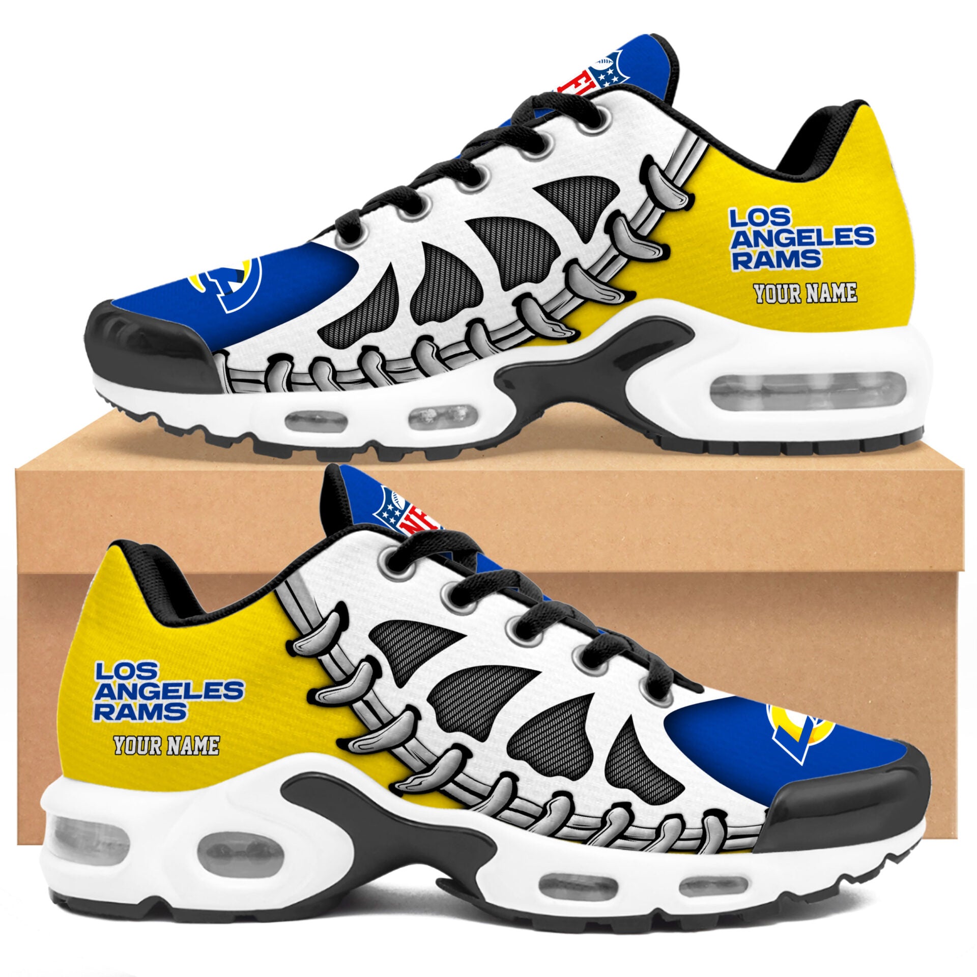 Ideafootwear Los Angeles Rams TN Shoes Sneakers For Men And Women