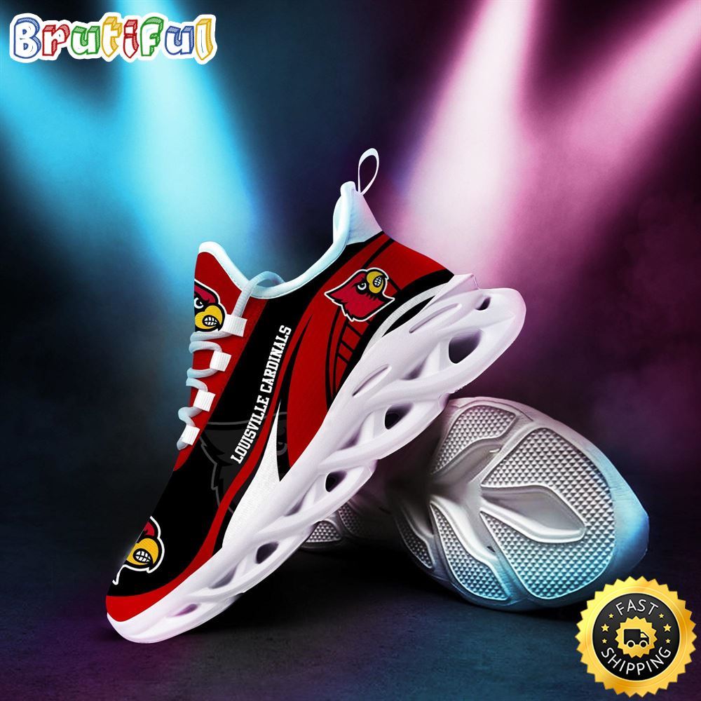 Ideafootwear Louisville Cardinals Max Soul Shoes Sneakers For Men And Women
