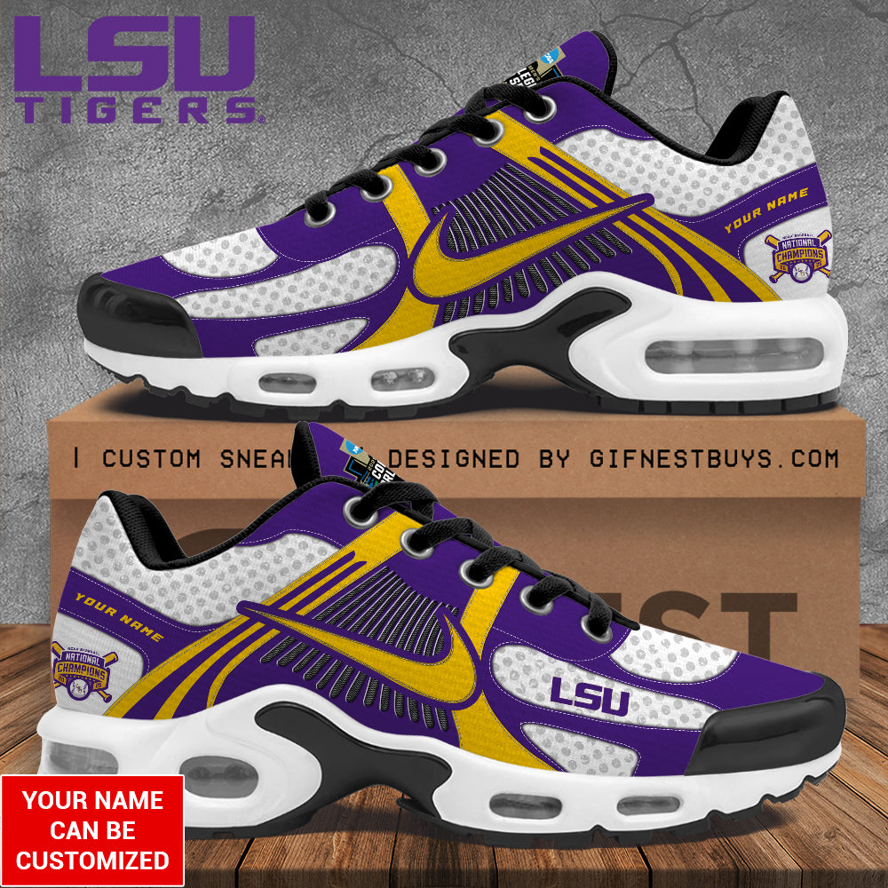 Ideafootwear LSU Tigers TN Shoes Sneakers For Men And Women