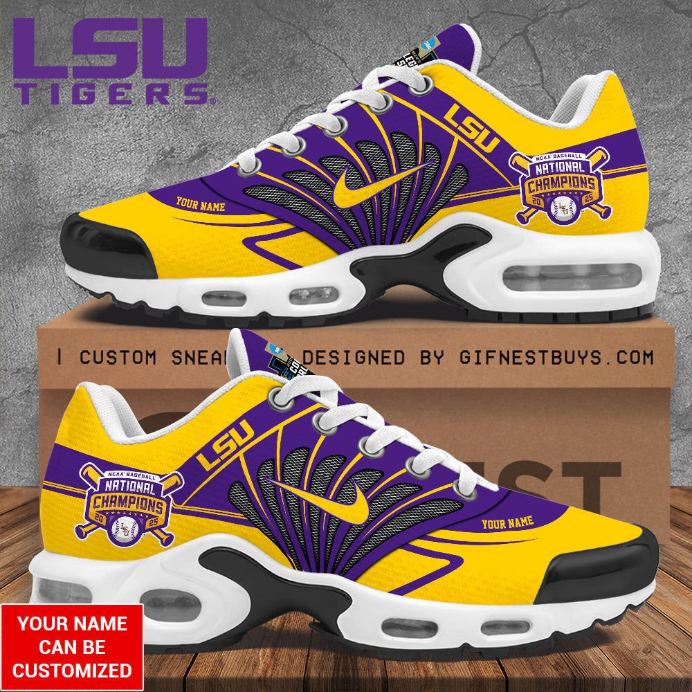 Ideafootwear LSU Tigers TN Shoes Sneakers For Men And Women