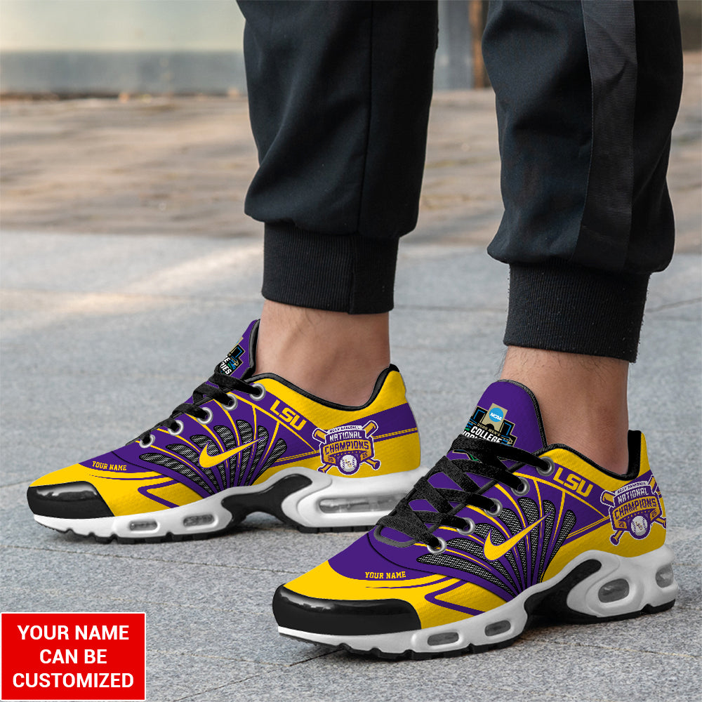 Ideafootwear LSU Tigers TN Shoes Sneakers For Men And Women