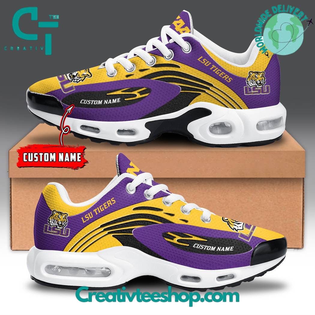 Ideafootwear LSU Tigers TN Shoes Sneakers For Men And Women