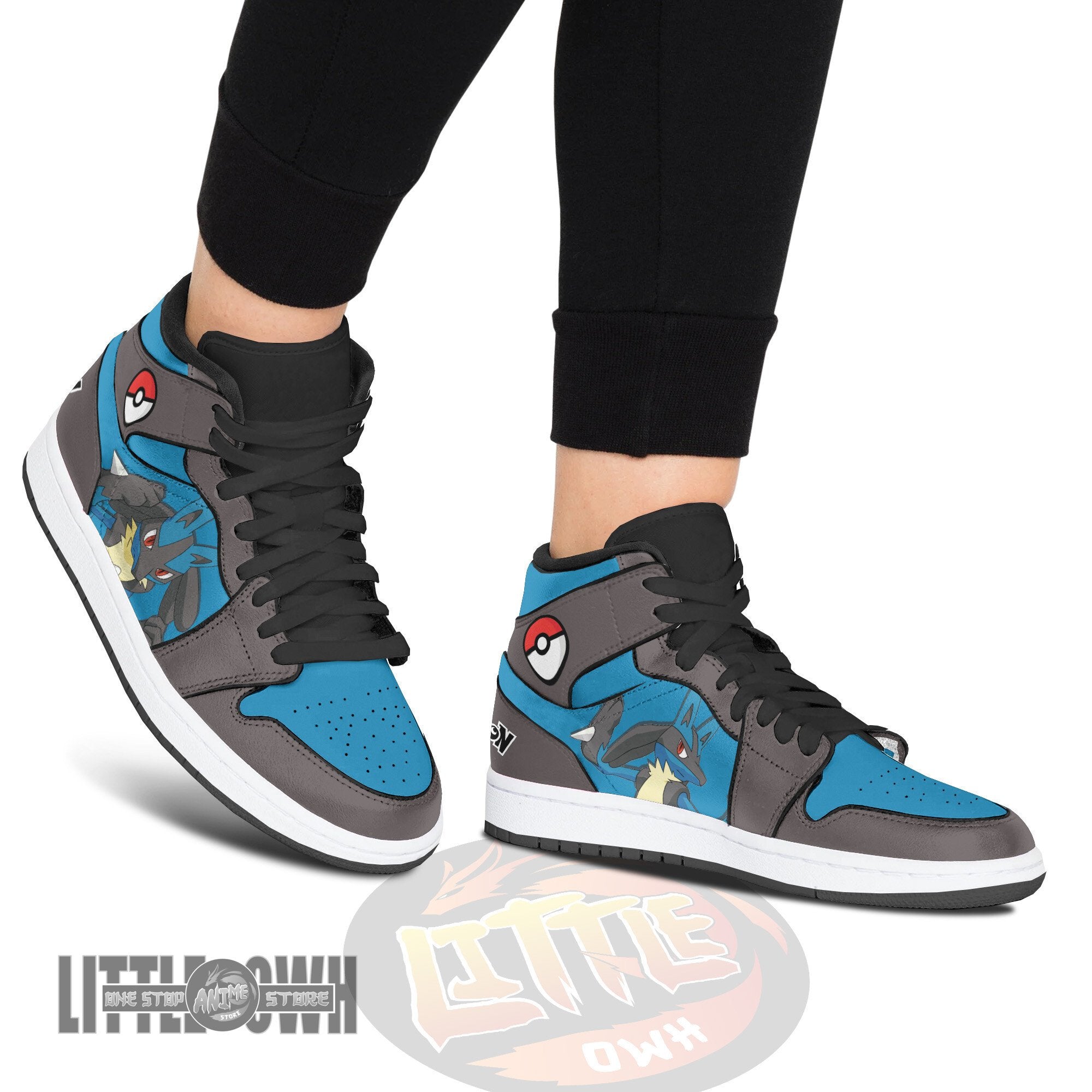 Ideafootwear Lucario AJ1 High Sneakers Shoes For Men And Women