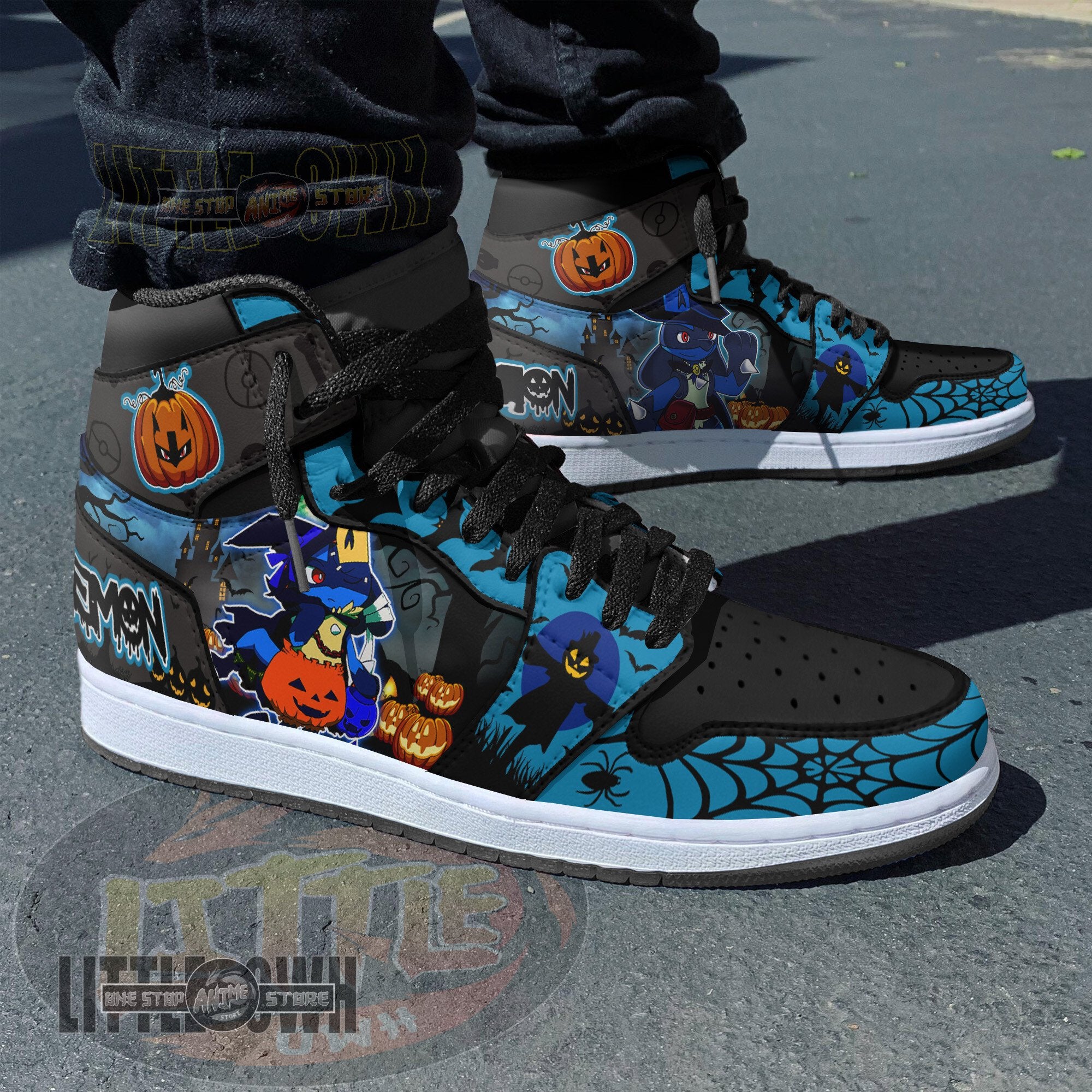 Ideafootwear Lucario AJ1 High Sneakers Shoes For Men And Women