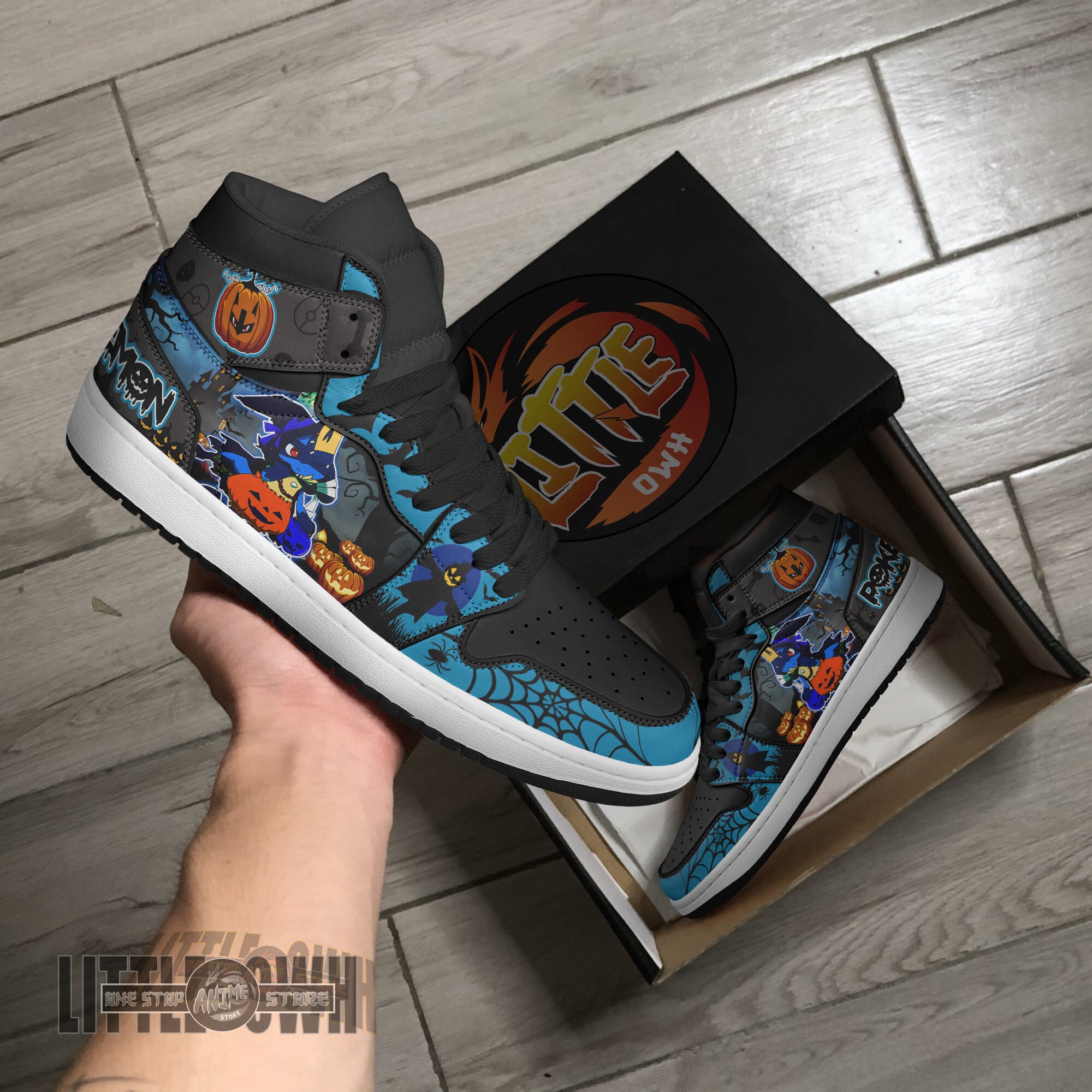 Ideafootwear Lucario AJ1 High Sneakers Shoes For Men And Women
