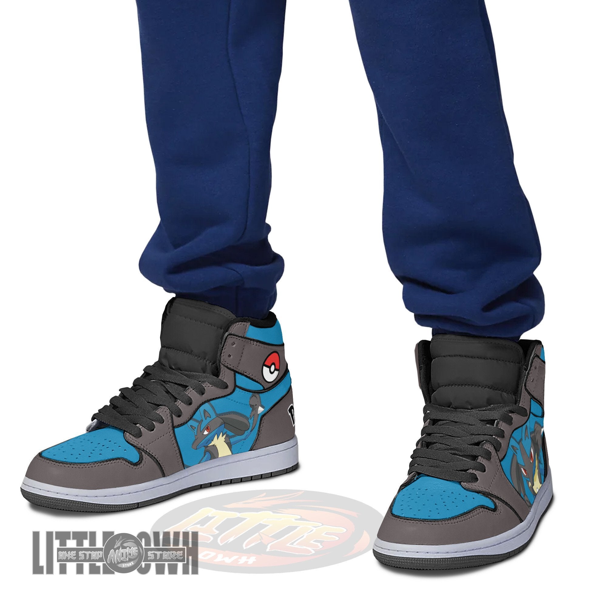 Ideafootwear Lucario AJ1 High Sneakers Shoes For Men And Women