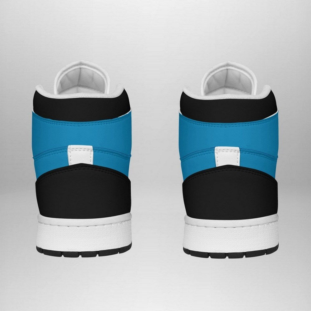 Ideafootwear Lucario Face Pokemon AJ1 High Sneakers Shoes For Men And Women