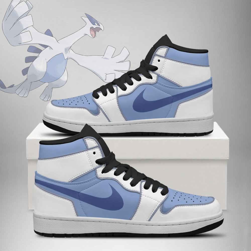 Ideafootwear Lugia  AJ1 High Sneakers Shoes For Men And Women