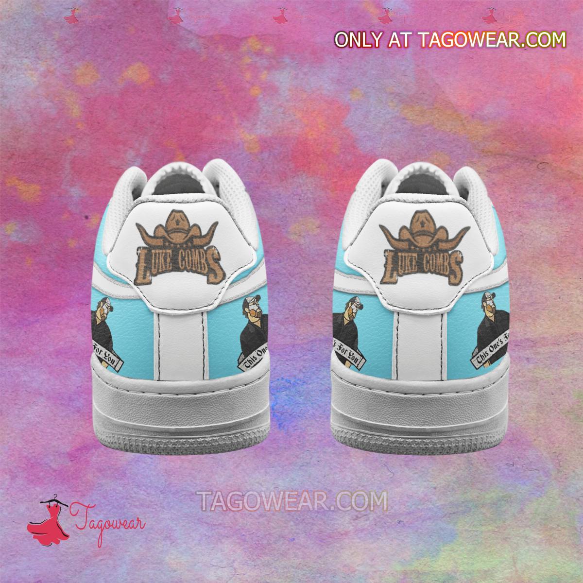 Ideafootwear Luke Combs Air Low-Top Sneakers Shoes For Men And Women 3