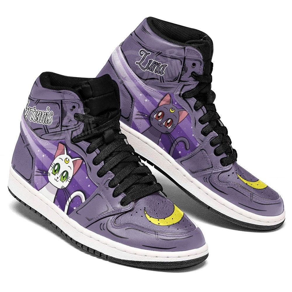 Ideafootwear Luna and Artermis AJ1 High Sneakers Shoes For Men And Women