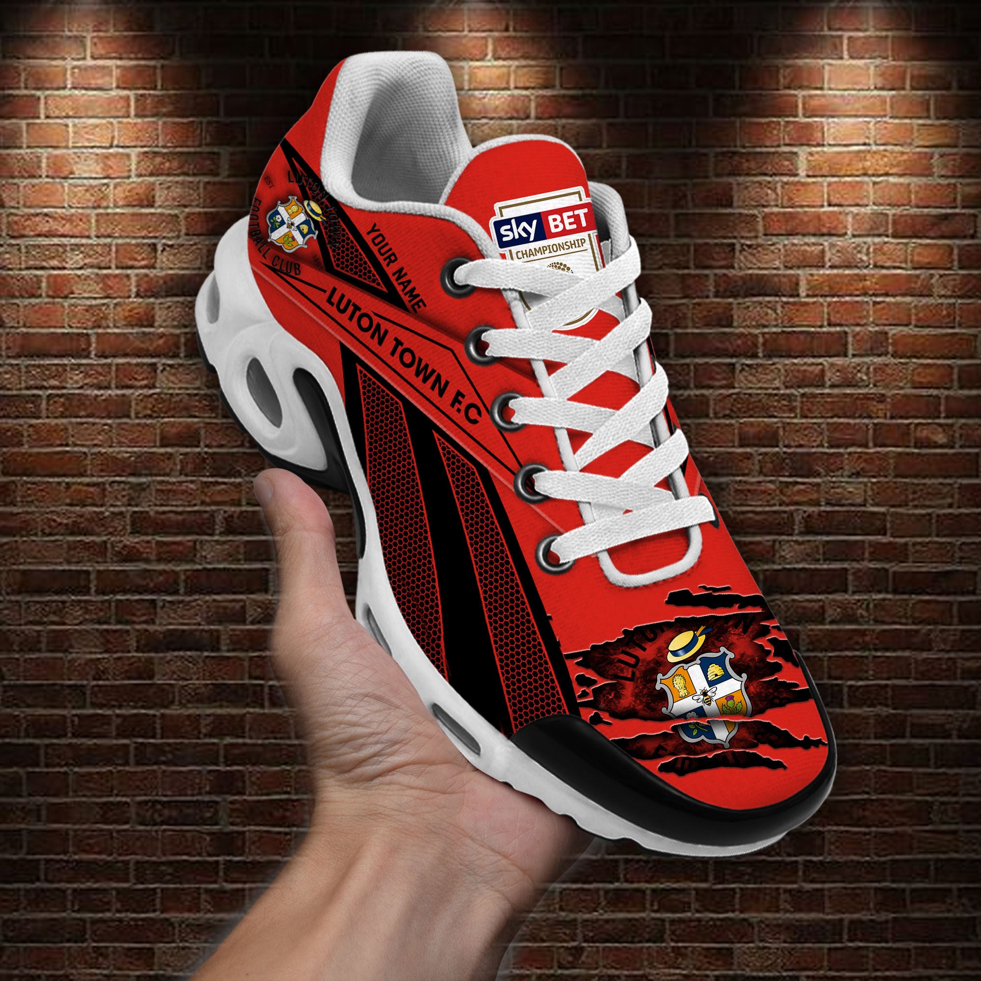 Ideafootwear Luton Town F.C TN Shoes Sneakers For Men And Women