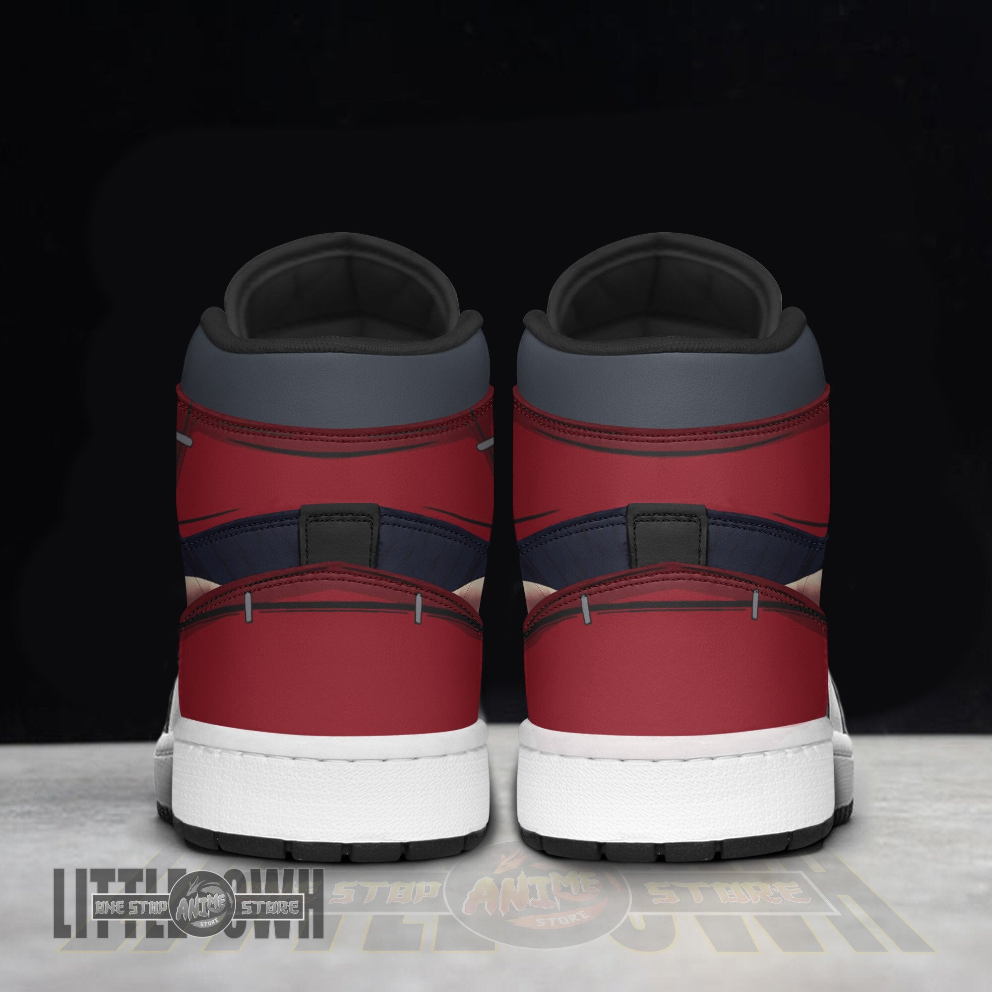 Ideafootwear Madara Sharingan AJ1 High Sneakers Shoes For Men And Women