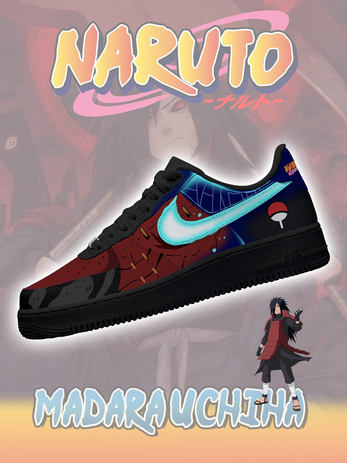 Ideafootwear Madara Uchiha Air Low-Top Sneakers Shoes For Men And Women 1