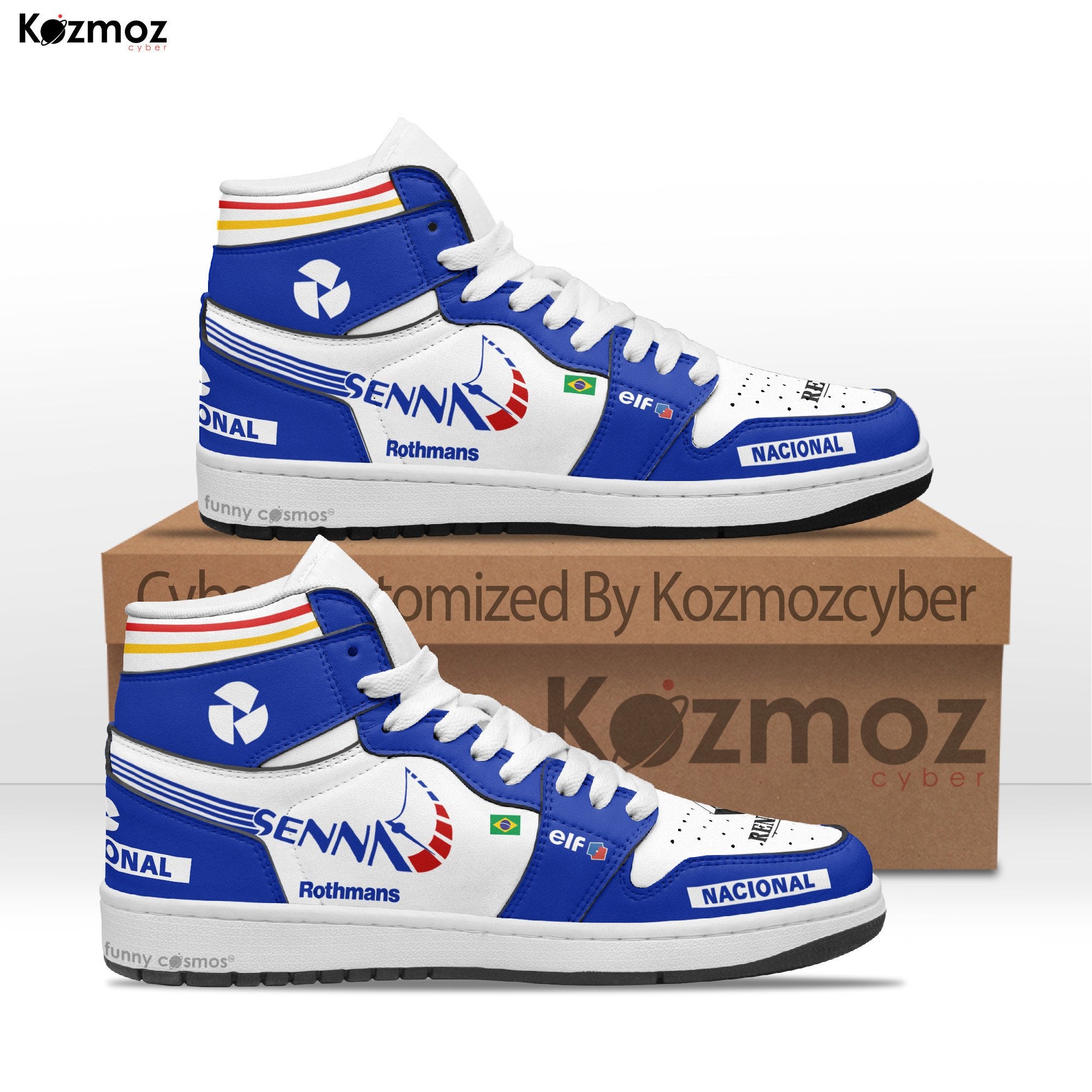 Ideafootwear Magic Senna Williams AJ1 High Sneakers Shoes For Men And Women
