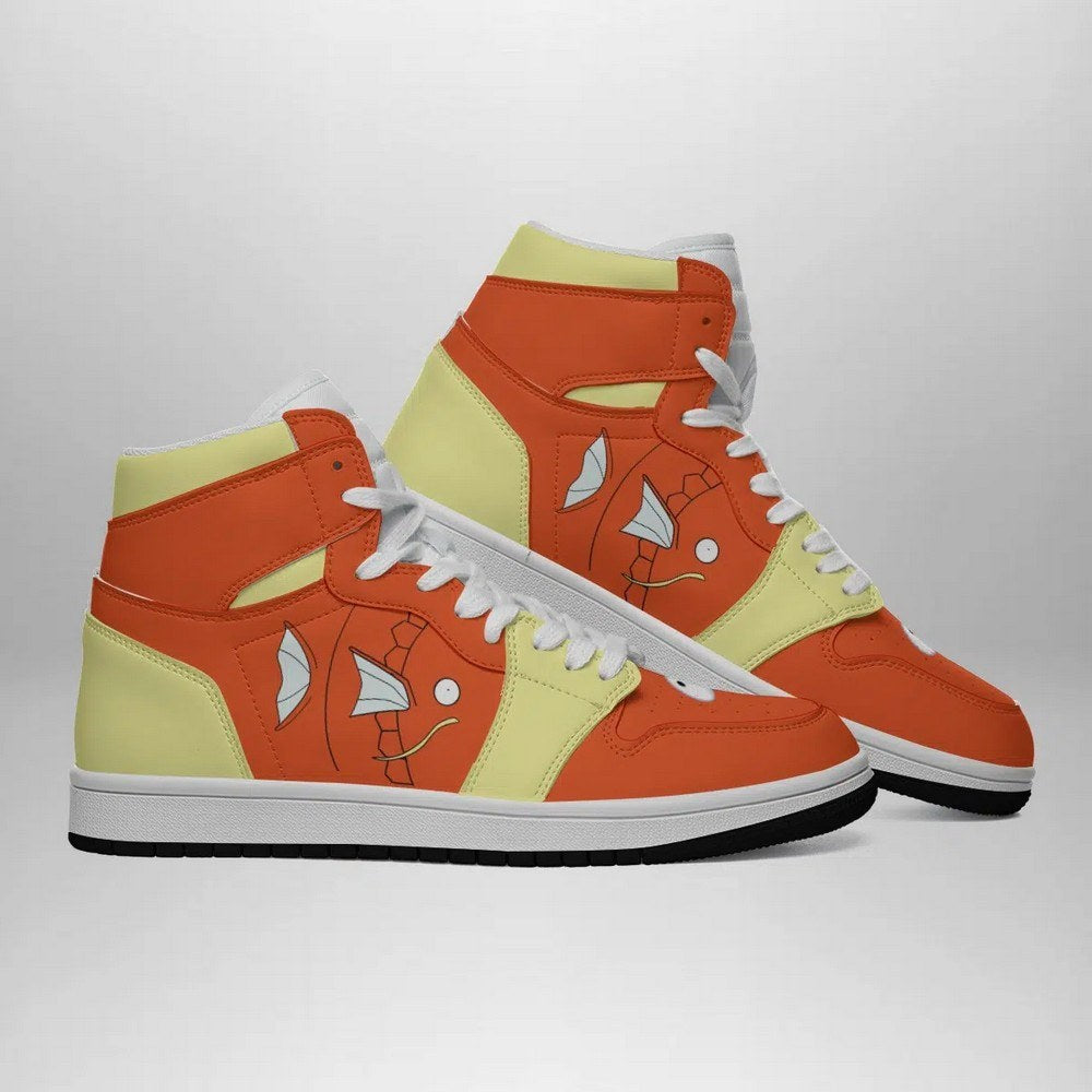 Ideafootwear Magikarp Face Pokemon AJ1 High Sneakers Shoes For Men And Women
