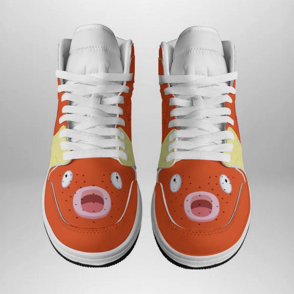 Ideafootwear Magikarp Face Pokemon AJ1 High Sneakers Shoes For Men And Women