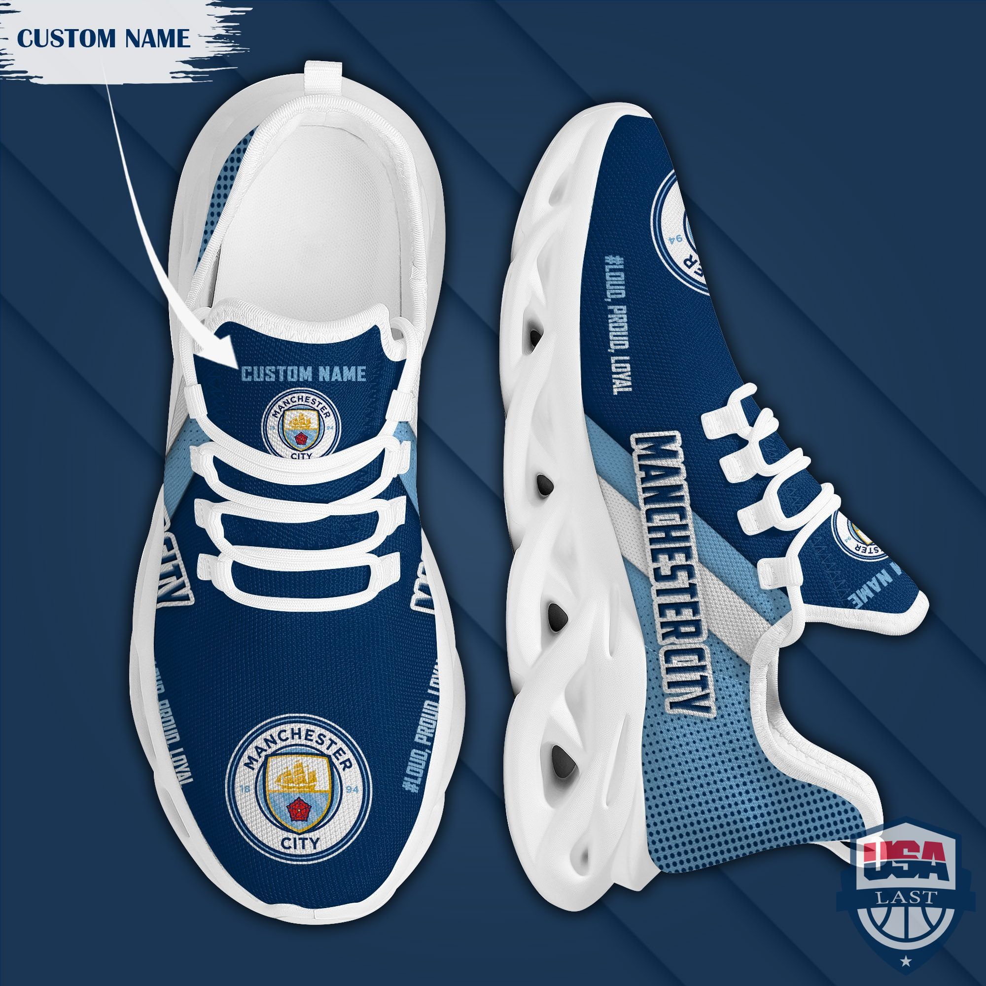Ideafootwear Manchester City Max Soul Shoes Sneakers For Men And Women
