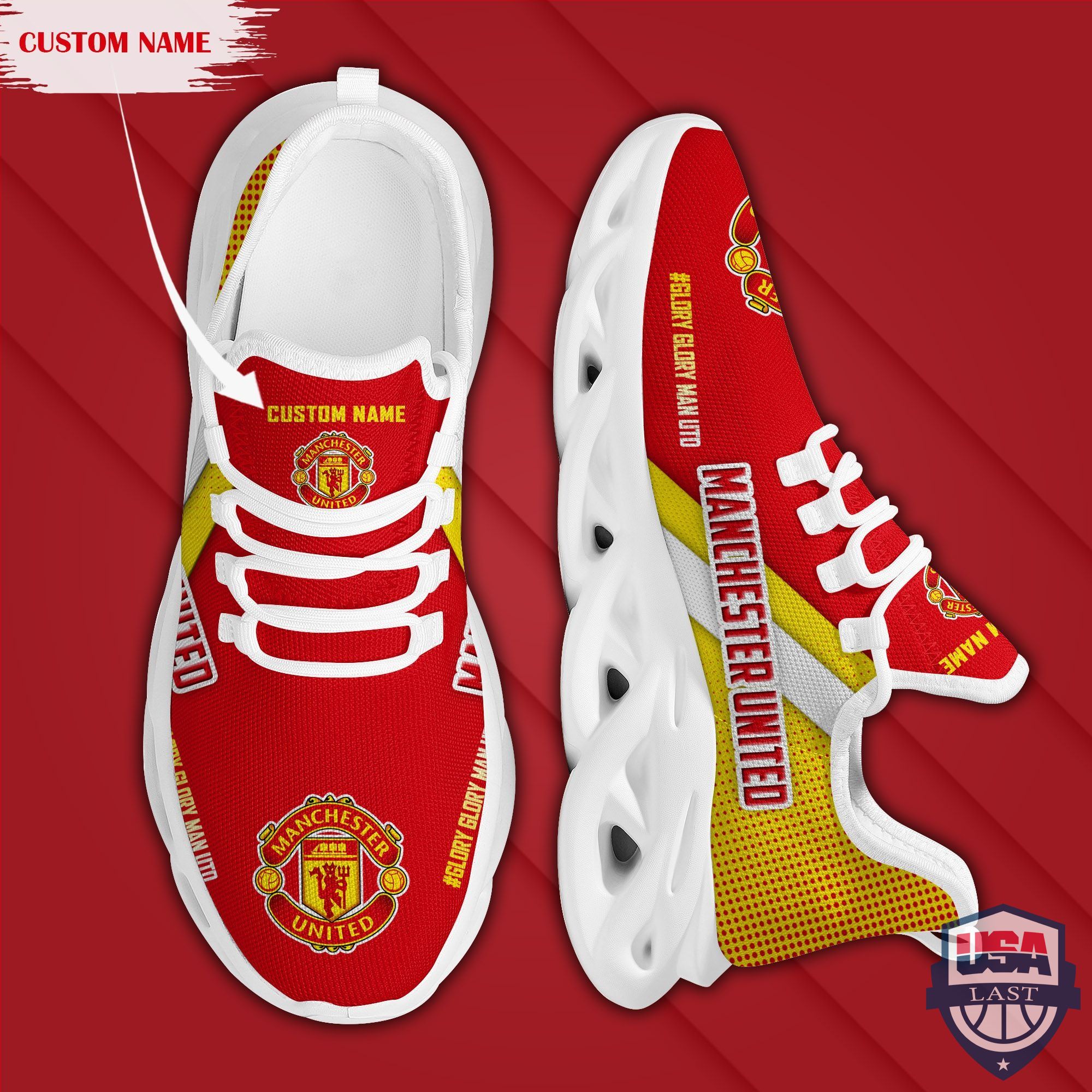 Ideafootwear Manchester United Max Soul Shoes Sneakers For Men And Women