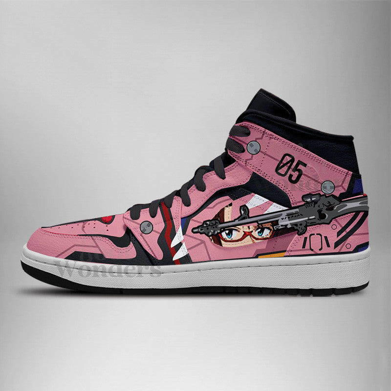 Ideafootwear Mari Makinami AJ1 High Sneakers Shoes For Men And Women