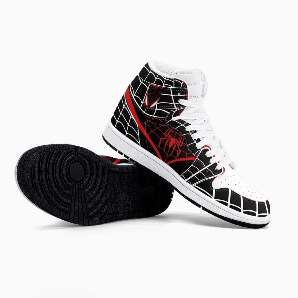 Ideafootwear Marvel Spiderman AJ1 High Sneakers Shoes For Men And Women