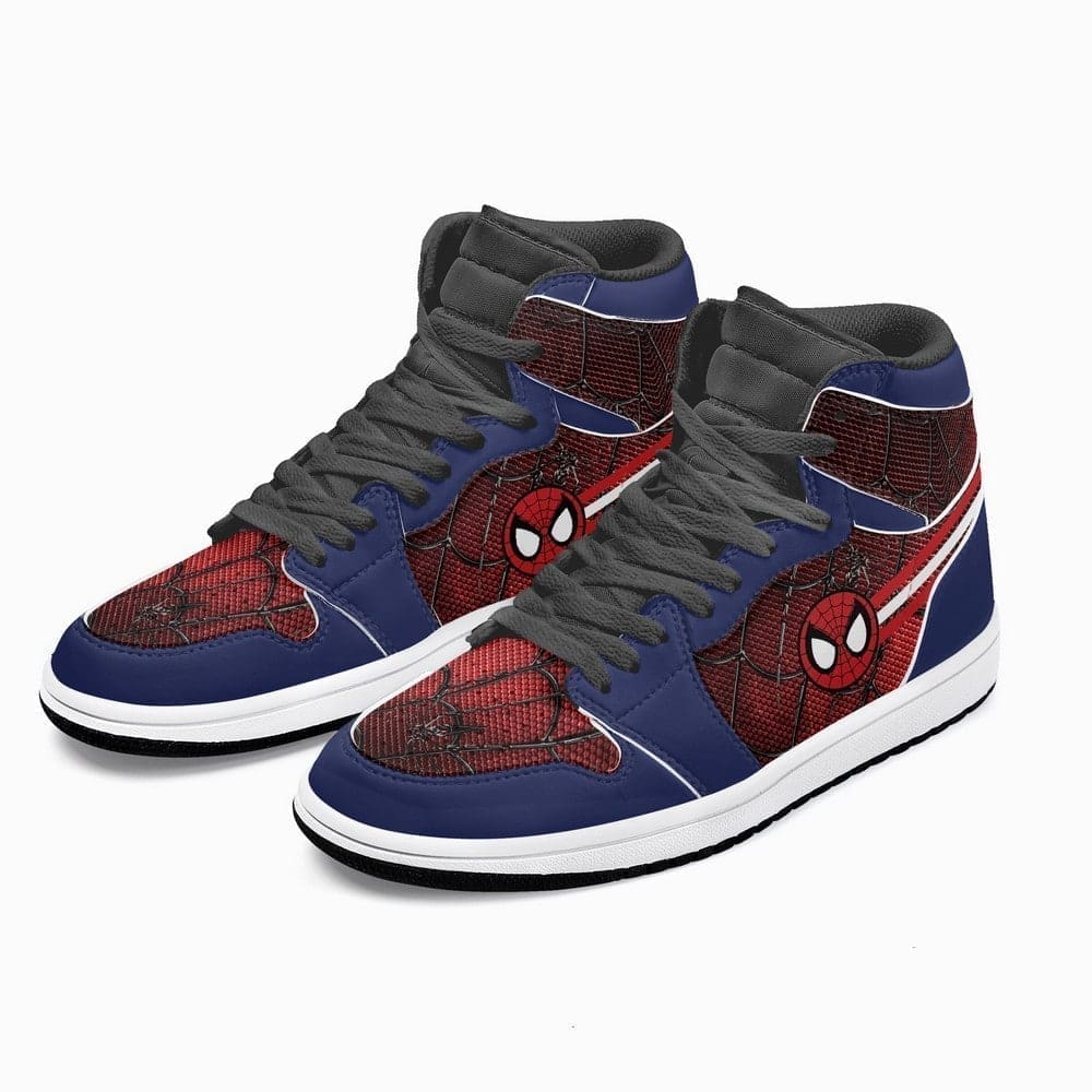 Ideafootwear Marvel Spiderman AJ1 High Sneakers Shoes For Men And Women