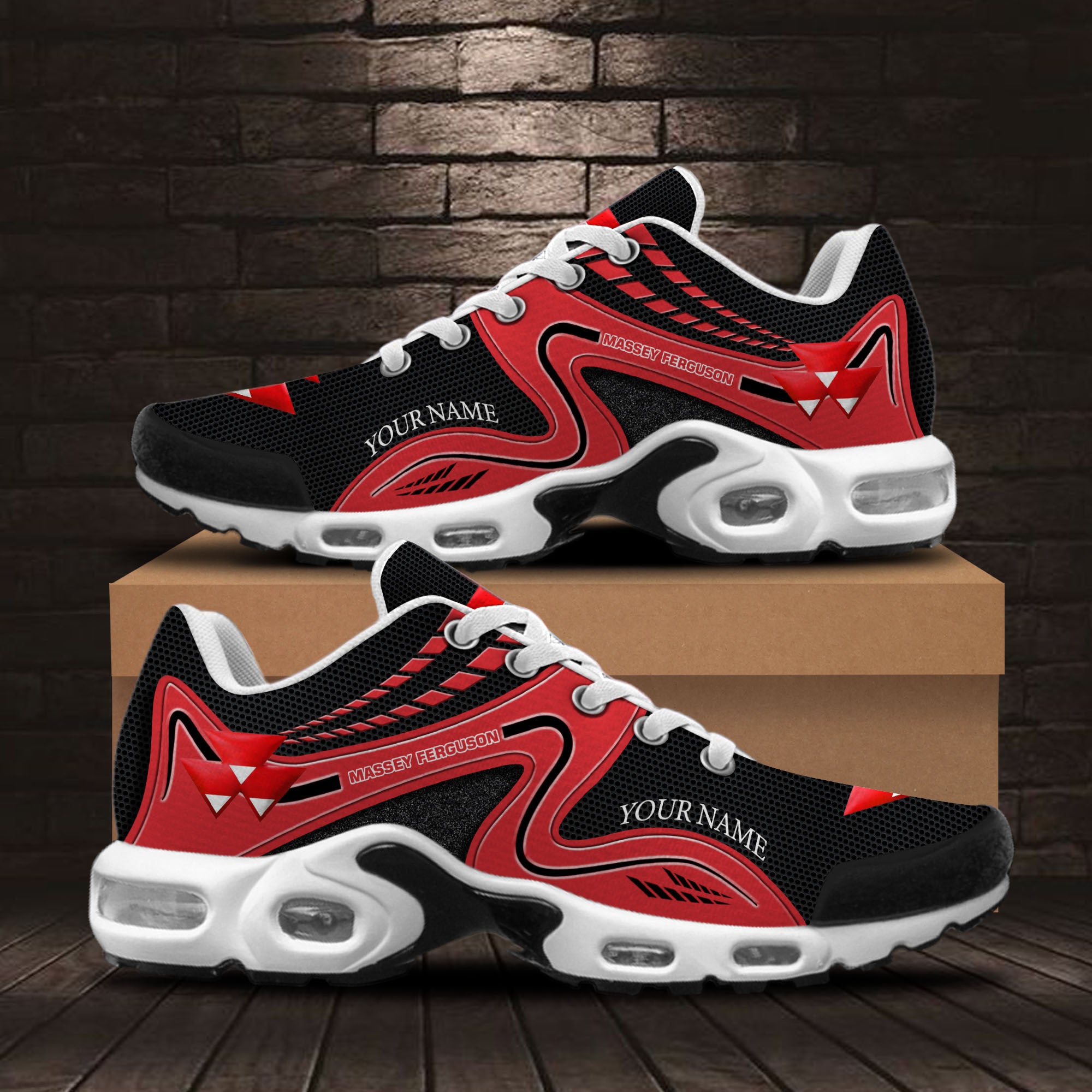 Ideafootwear Massey Ferguson TN Shoes Sneakers For Men And Women
