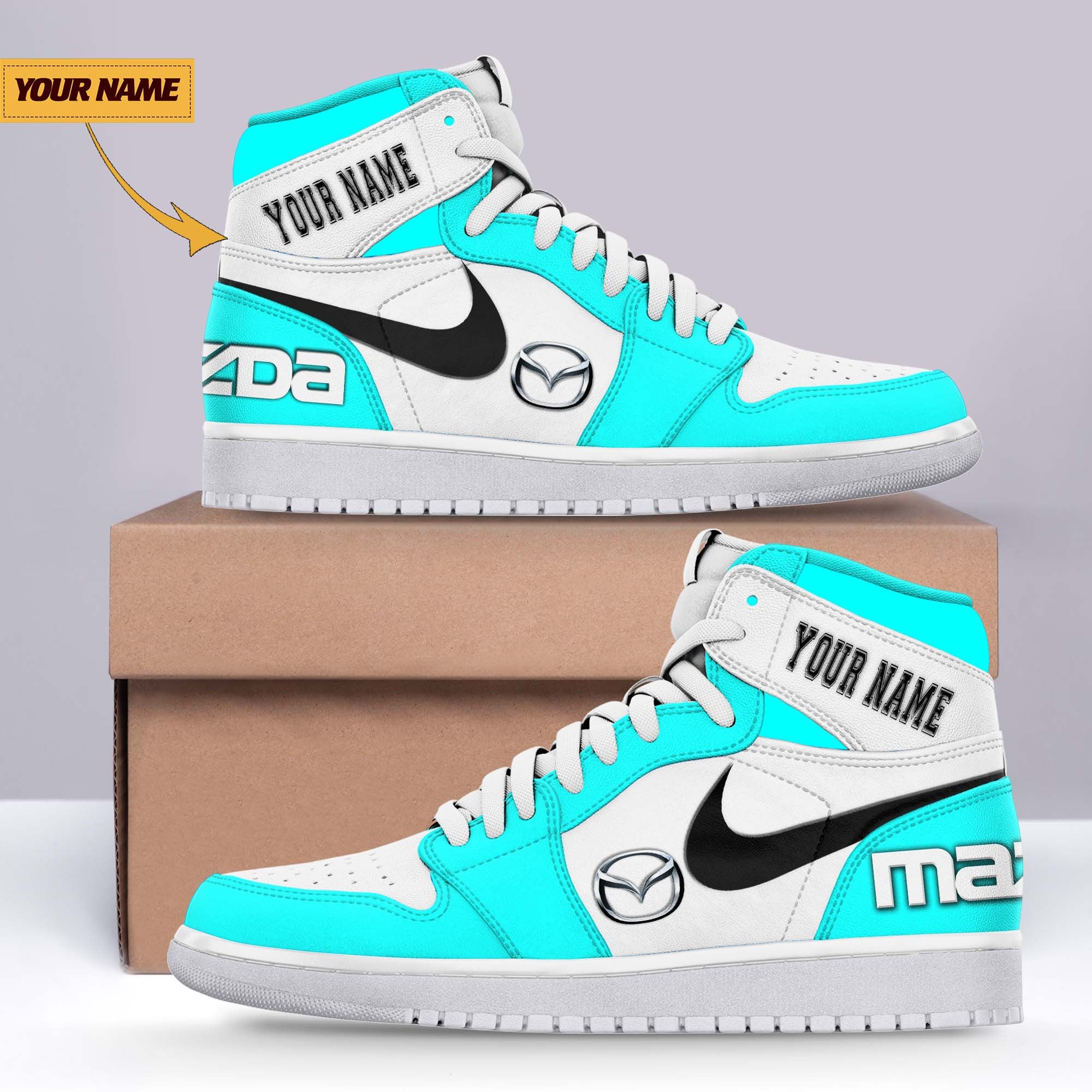 Ideafootwear Mazda AJ1 High Sneakers Shoes For Men And Women