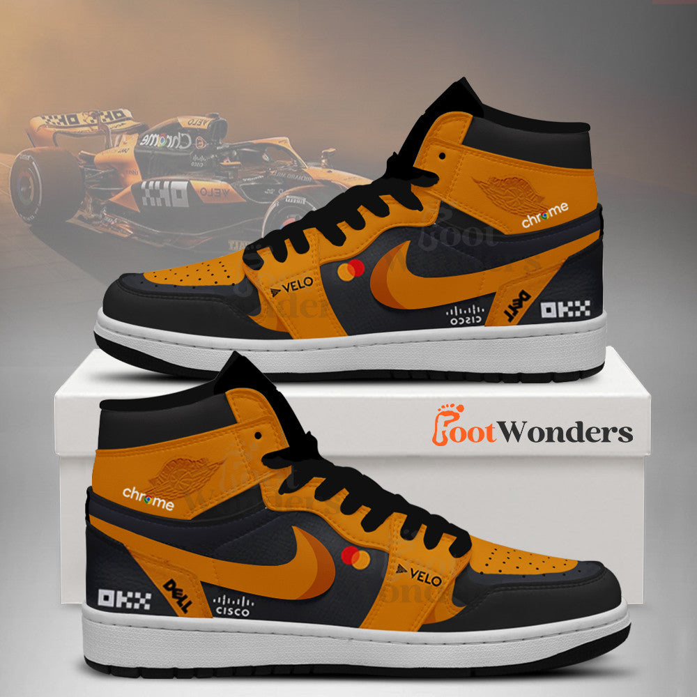 Ideafootwear Mc laren AJ1 High Sneakers Shoes For Men And Women