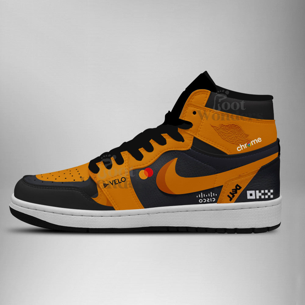 Ideafootwear Mc laren AJ1 High Sneakers Shoes For Men And Women